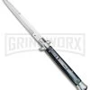 AGA Campolin 11" 2017 Italian Picklock Dark Horn Automatic Knife - Bayonet
