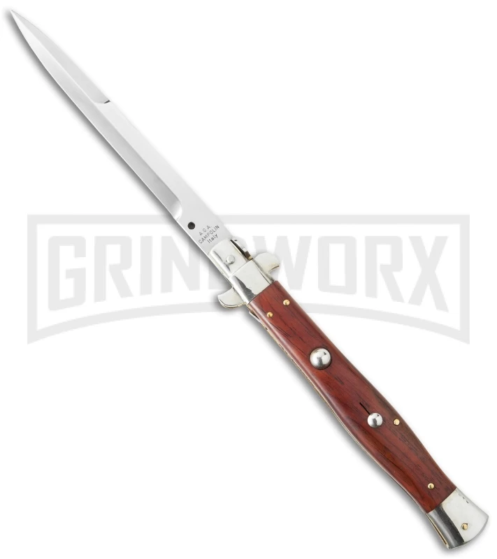 AGA Campolin 13" Italian Picklock Cocobolo Automatic Knife - Bayonet