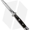 AGA Campolin 10" Brazilian Horn Picklock Stiletto Automatic Knife -Bayonet