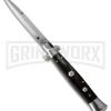 AGA Campolin 10" Brazilian Horn Picklock Stiletto Automatic Knife -Bayonet