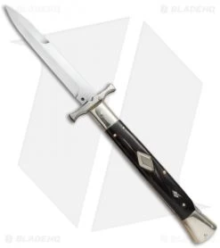 AGA Campolin 13" Bat Swinguard Automatic Buffalo Horn (5.75" Satin Bayonet)