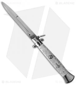 AGA Campolin 15" Ring Pull Automatic Italian Stiletto Marble (7" Satin Bayo)