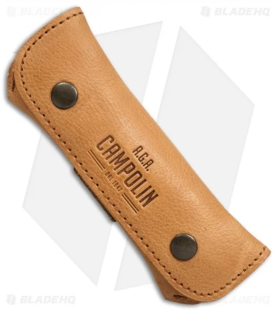 AGA Campolin 9" Francese Ring Pull Automatic Knife Ebony Horn (3.7" Satin Flat) - Image 4